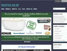Tablet Screenshot of nnrepair-online.com
